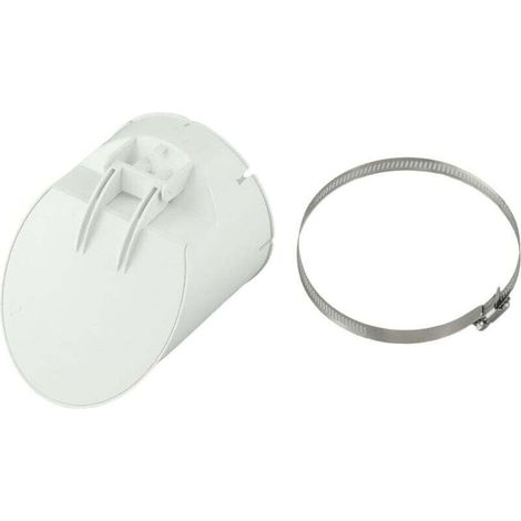 Clapet anti-retour, clapet anti-refoulement d'égout, barrière anti-rats en PVC, anti-odeur et anti-insecte, filtre de tuyau d'eau de pluie (110 mm)