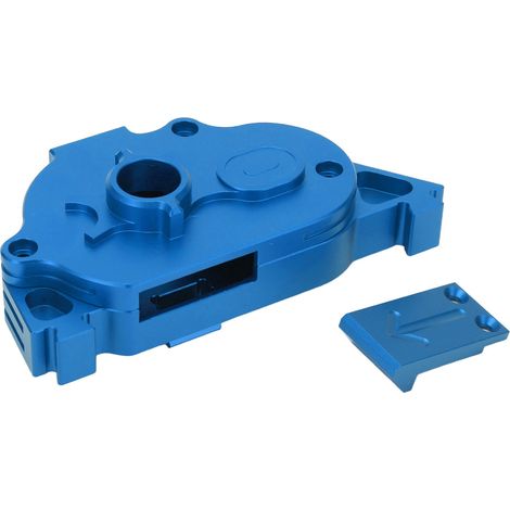 Aluminium-RC-Getriebesatz mit Schrauben für ARRMA GRANITE SENTON 1/10 RC-Fahrzeug (blau) (1/5)