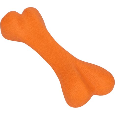Hundekauknochen aus bissfestem Gummi, zur Zahnreinigung, langlebig und unzerstörbar, ideal für Welpen. (1/5)