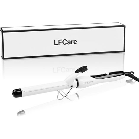 Fer à boucler, boucles multifonctionnelles avec affichage LED 100-230 ℃ revêtement en céramique de 25 mm pour les cheveux longs/courts (1/5)