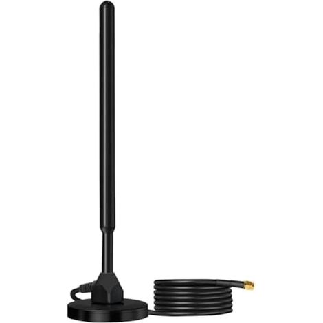 Antenne LORA 868 MHz 915 MHz Hélium Hotspot Base Magnétique 38 dB Haut Gain SMA Mâle 3 Mètres Câble Tige en Cuivre 800-960 MHz (1/5)