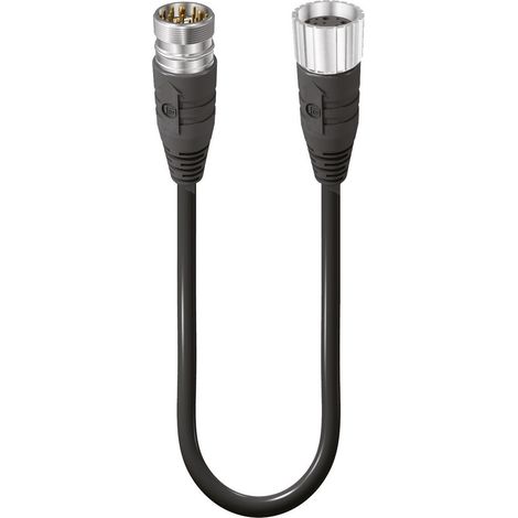 Lumberg Automation 14699 Sensor-/Aktor-Anschlussleitung M23 Stecker, gerade, Kupplung, gerade 1.00 m (1/2)