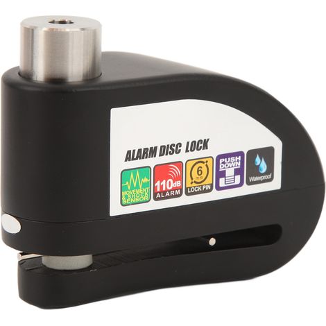 Diebstahlsicherungsset für Scheibenbremsen mit 110 dB Alarm für Motorräder, Fahrräder und Roller (Batterie im Lieferumfang enthalten). (1/5)