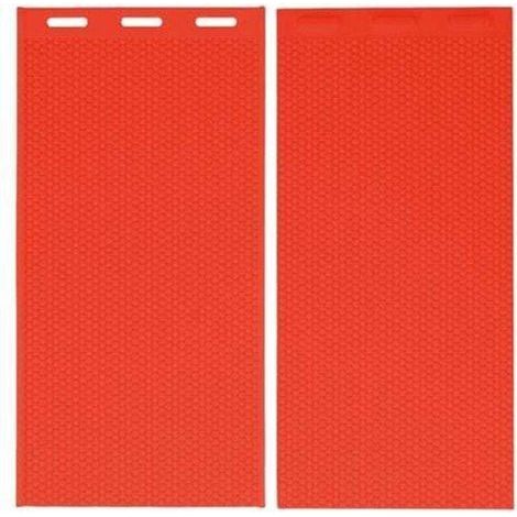 2 Stück 5,4 mm Stempel aus Silikon für Cera d'api stampo per pressa per fondotinta in cera d'api forniture per apicoltura 44x28 cm rot