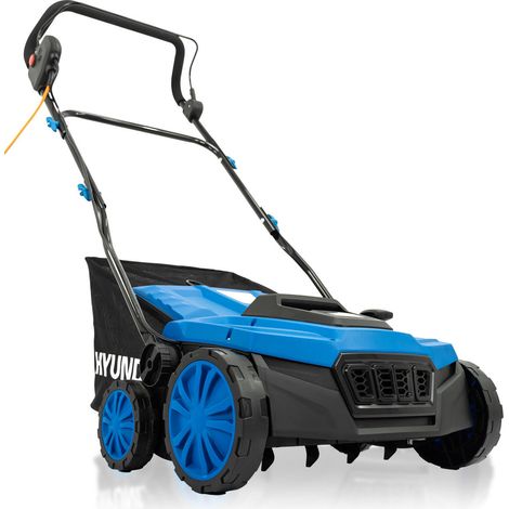 Hyundai 14” / 36cm 2 - in - 1 1600W Electric Lawn Scarifier and Aerator with 45L Collection Bag (1/5)