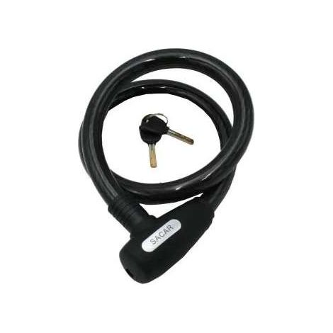 Cavo Antifurto+Lucchetto Blindato Cm.22X100