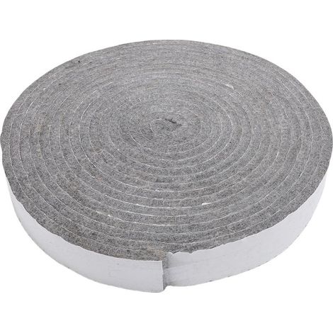 Joint de rechange pour barbecue haute température, 4,5 mètres, résistant au feu, découpable, bonne adhérence, feutre auto-adhésif pour fumoir barbecue X/XL, gris (1/5)