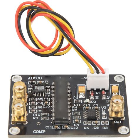 GARRYFIZH Module amplificateur verrouillage AD630, carte préamplificateur, détection sensible de phase, conditionnement de signal faible (1/5)