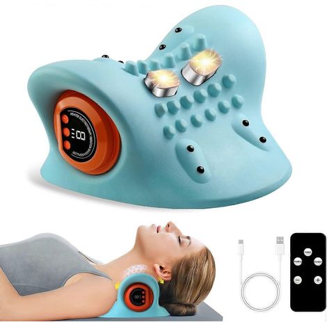 Appareil de massage pour la nuque et les épaules, masseur électrique 4D avec fonction chauffante, massage Shiatsu. (1/5)