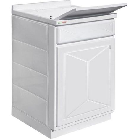 LAVATOIO TOP-LINE PLUS Bianco - 45 x 50 cm (1 anta)