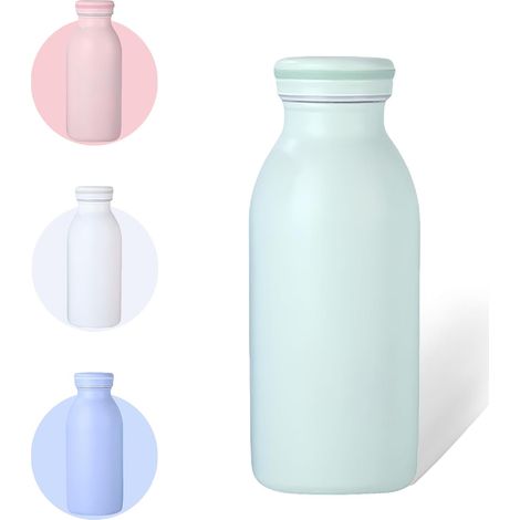 Gourde Inox 350ml - Isolation Vide - Acier 304 Sans Bpa - Chaude 12h Froide 24h - Sport Voyage Gym - Vert Menthe (1/5)