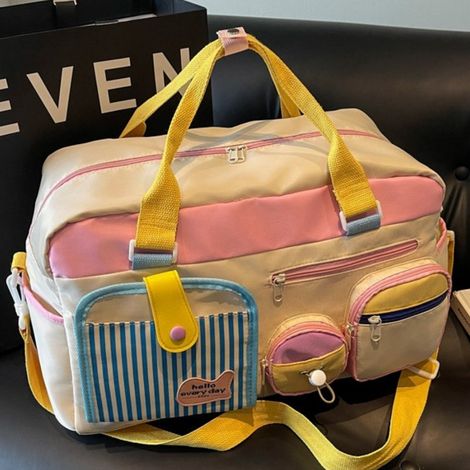 Sac de voyage léger pour femmes, idéal pour déplacements professionnels et week-ends, bagage cabine pratique et compact. (1/4)
