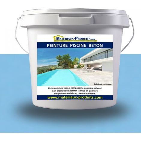Peinture Spéciale Piscine Béton - 5 L Bleu Piscine - MATPRO (1/5)