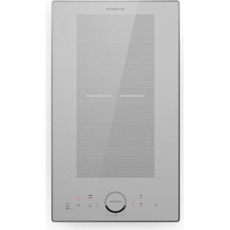 Klarstein – Plaque induction 3500W – 2 feux – Encastrable avec technologie ThermoBoost – Commande tactile – Sécurité enfant et arrêt automatique (1/5)