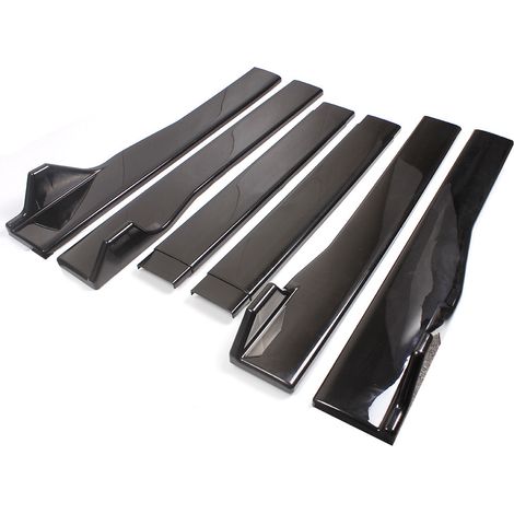 Car modification: 2.2-meter three-section side skirt upgrade with blade-like side skirts, small body kit, split spoiler, and side shovel. (1/5)