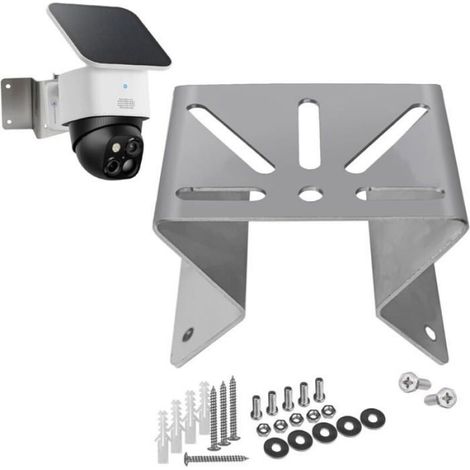 Support D'Angle Extérieur - Pour Caméra PTZ Petite Taille - En Acier Inoxydable - Vue À Large Angle - 1 Pièce (1/4)