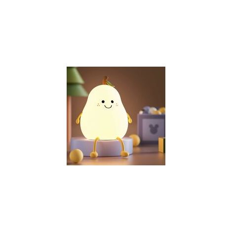 EASYCOMFORT Veilleuse en Forme de Poire USB Chargeant la Lampe de Chevet de Table Lumineuse LED pour le Salon de Chambre à Coucher (1/5)