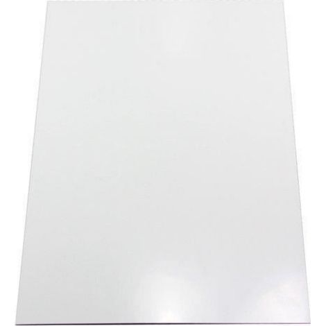 Magnet Expert Ltd Feuille aimantée flexible de décoration Blanc brillant 297 x 210 x 0, 85 mm (format A4)
