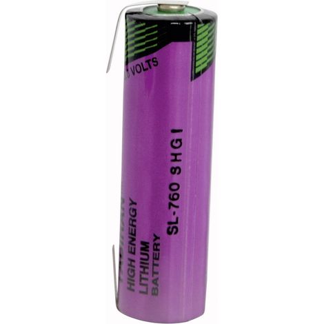 Tadiran Batteries SL 760 T Spezial-Batterie Mignon (AA) U-Lötfahne Lithium 3.6 V 2200 mAh 1 St.
