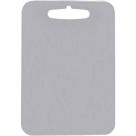 Planche à découper en acier inoxydable accessoire de cuisine (20x29 cm) (1/5)
