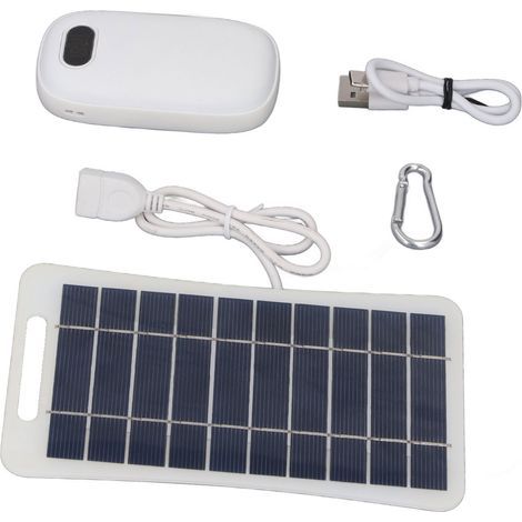 Caricabatterie solare con scaldamani da 2W 5V, pannello USB in silicio policristallino per uso esterno (1/5)