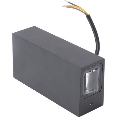 Wandleuchte mit nach oben/unten gerichtetem Strahler, 6 W – dekorativer Lichtstrahl – 85–265 V – Wohnzimmer / Flur / Korridor / Garten – modern minimalistisch