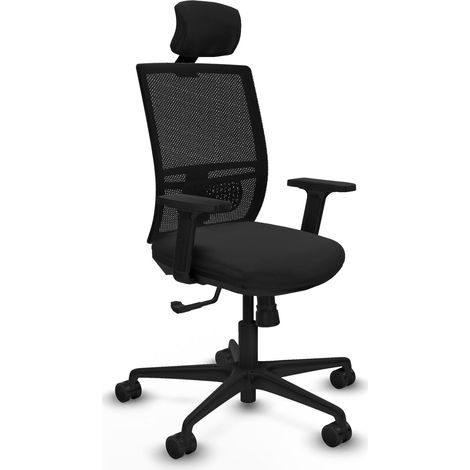 Chaise de bureau piqueras y crespo Yunquera appui tête mousse épaisse (1/2)