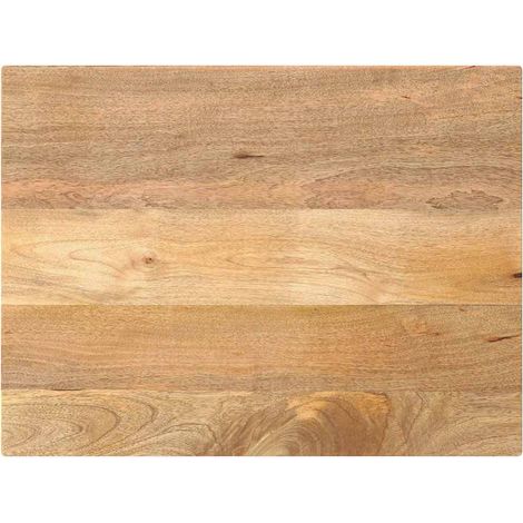 Tischplatte 90x70x2,5 cm Rechteckig Massivholz Mango