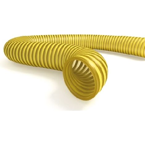 TUBO SPIRALATO ALIMENTARE GIALLO Diam. 25 (Mt.25)
