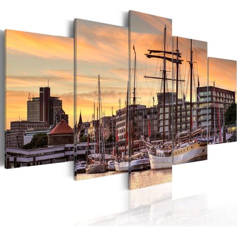 Quadro - Port of Hamburg  - 200x100 (1/4)