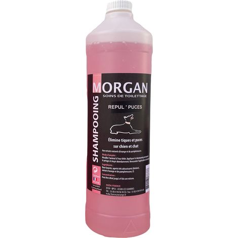 Shampoing Repul'Puces Morgan : 1L