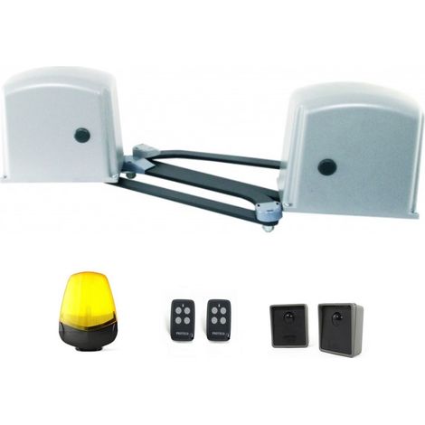 KIT - Automatisme de portail a battants - systeme a bras articules - moteur 230V - 250Kg - 2 Metres - MYHOOK by PROTECO - 1159 (1/4)
