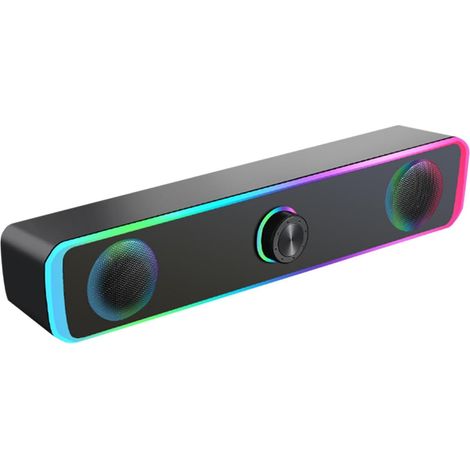 Barre de son portable – Haut-parleur audio de haute qualité dans un format compact Améliorez votre expérience audio, compatible avec les téléviseurs et les ordinateurs, et créez un système home ciném