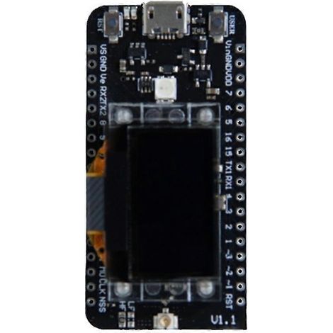 Módulo GPS LoRa LoRaWAN HTCC-AB02S, placa de desarrollo de 868 MHz y 915 MHz con pantalla OLED de 0,96 pulgadas para Arduino IoT. (1/5)