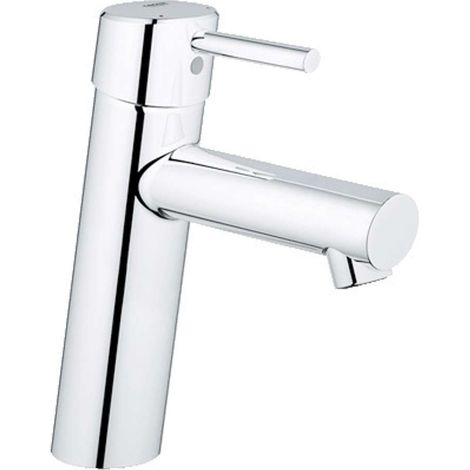 Grohe – Mitigeur de lavabo monocommande Taille M – Levier métallique – Cartouche céramique 28 mm – Limiteur de température – 23451001 (1/10)
