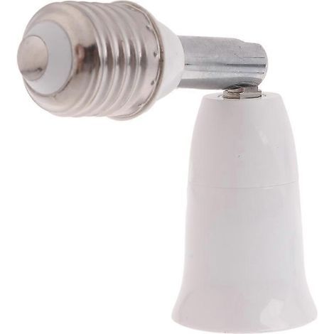 Adaptateur d'extension universel pour douille E27. réglable à 180 degrés. pour lampes LED. ventilateurs de plafond et caméras E27