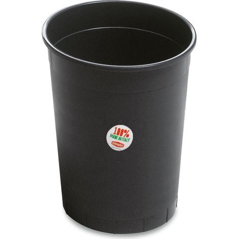 Cestino Gettacarte Chiuso Cm 28 x 30 H Colore Grigio Stefanplast