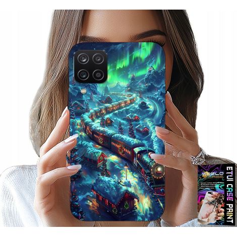 Hülle für Samsung A12 / M12 – Zug-, Kaffeemaschinen- und Weihnachtsmotive + Glas (1/5)