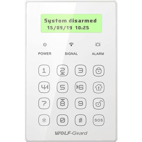 Télécommande sans fil avec mot de passe JP-08 433 MHz Pour système d'alarme domestique, pratique (1/5)