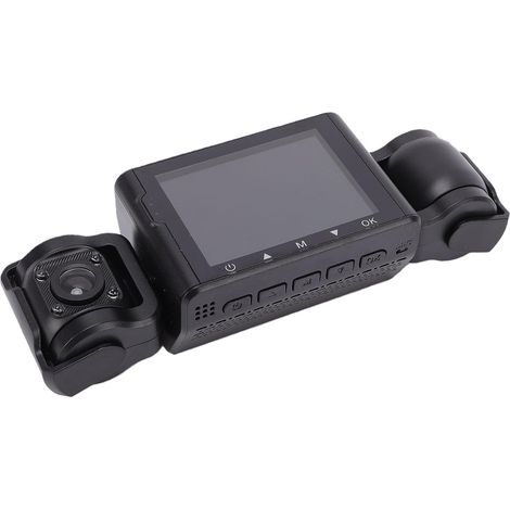 Caméra de Tableau de Bord à 4 Canaux Avant et Arrière, pour Voiture, Enregistreur de Conduite DVR, Faible luminosité, écran 2.4 Pouces (1/5)
