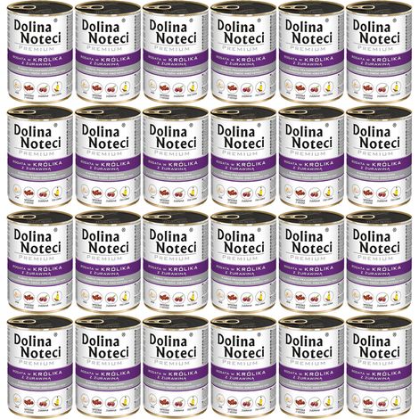 Dolina Noteci Kaninchen und Cranberry 24x400g