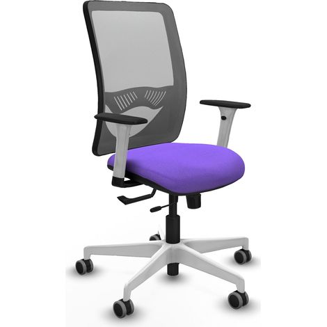Chaise de bureau piqueras y crespo Zulema blanc soutien lombaire (1/2)