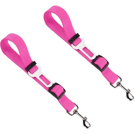 Lot de 2 ceintures de sécurité pour chien YAODHAOD, harnais de voiture réglable pour chien, pour une sécurité accrue en voiture, empêche les chiens de sauter par la fenêtre, accessoires de retenue pou (1/5)