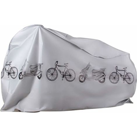 Housse de vélo, Housse de vélo pour Rangement extérieur, imperméable Anti-poussière, Pluie, Protection UV (200x100 cm) (1/5)