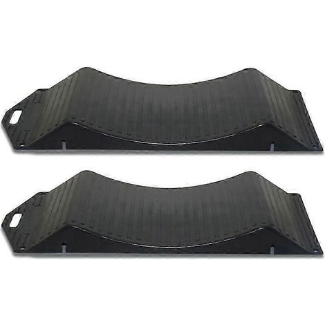 Lot de 2 protections de pneus pour rampes, protections de pneus de voiture, accessoires pour remorques et rampes, dispositifs de protection des roues, antidérapants pour pneus, protections de pneus in (1/5)