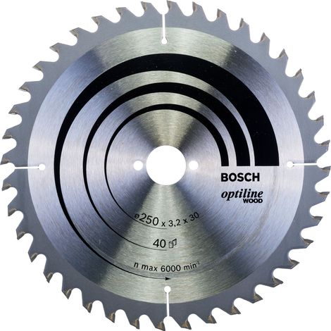Bosch Optiline Wood Lama per seghe da banco 250x30 mm per legno (1/2)