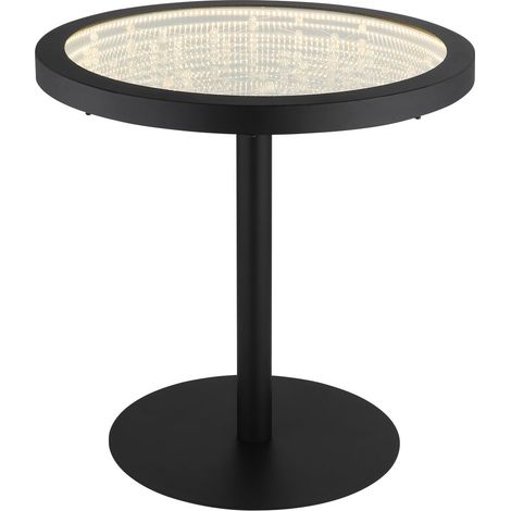 Globo - lámpara de mesa - BRYON - negro - metal - Ø 50cm - LED -