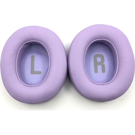 Almohadillas de cuero proteico suave para los oídos compatibles con los auriculares JBL Tune T700BT, T750BTNC, T760NC, T770 y 720 (morado).