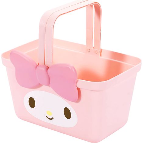 Niedlicher, tragbarer Duschkorb mit Abtropfschale – Rosa, hasenförmiger Kleiderorganizer fürs Badezimmer (1/5)