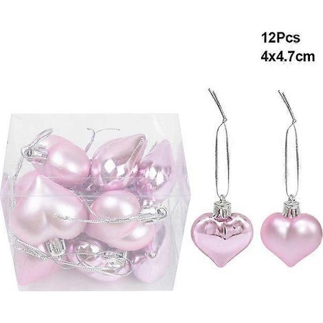 6 à 24 boules de Noël rouges et dorées, décorations pour sapin de Noël, grandes boules à suspendre, décorations de Noël et du Nouvel An (C04-12 pièces) (1/5)